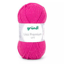 Strickgarn Lisa, 100% Polyacryl, Oeko-Tex Standard, 50g, 150m, Farbe 44, pink