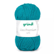 Strickgarn Lisa, 100% Polyacryl, Oeko-Tex Standard, 50g, 150m, Farbe 49, Petrol