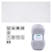 Strickgarn BIG Lisa Premium, 250g, 665m, Oeko-Tex-Standard, 100% Polyacryl, Farbe 70, Wei