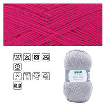 Strickgarn BIG Lisa Premium, 250g, 665m, Oeko-Tex-Standard, 100% Polyacryl, Farbe 76, Weinrot