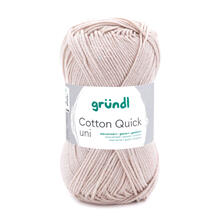 Cotton Quick uni, 100% Baumwolle, Oeko-Tex-Standard, 50g, 125m, Farbe 102, Sand