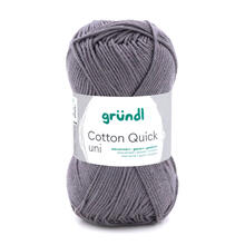 Cotton Quick uni, 100% Baumwolle, Oeko-Tex-Standard, 50g, 125m, Farbe 110, Mausgrau