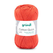 Cotton Quick uni, 100% Baumwolle, Oeko-Tex-Standard, 50g, 125m, Farbe 119, Orange