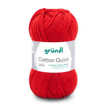 Cotton Quick uni, 100% Baumwolle, Oeko-Tex-Standard, 50g, 125m, Farbe 120, Kirsche