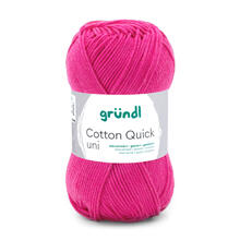 Cotton Quick uni, 100% Baumwolle, Oeko-Tex-Standard, 50g, 125m, Farbe 128, Pink