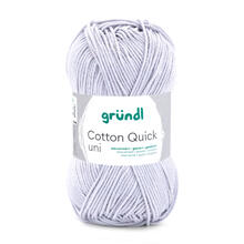 Cotton Quick uni, 100% Baumwolle, Oeko-Tex-Standard, 50g, 125m, Farbe 129, Hellgrau