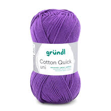 Cotton Quick uni, 100% Baumwolle, Oeko-Tex-Standard, 50g, 125m, Farbe 130, Violett