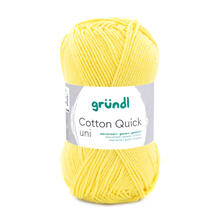 Cotton Quick uni, 100% Baumwolle, Oeko-Tex-Standard, 50g, 125m, Farbe 131, Gelb