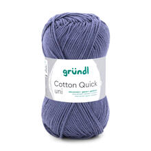 Cotton Quick uni, 100% Baumwolle, Oeko-Tex-Standard, 50g, 125m, Farbe 137, Graublau