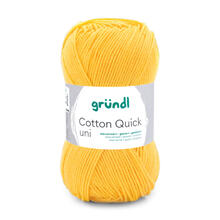 Cotton Quick uni, 100% Baumwolle, Oeko-Tex-Standard, 50g, 125m, Farbe 138, Maisgelb