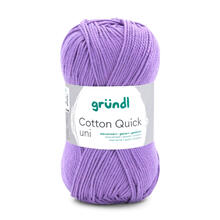 Cotton Quick uni, 100% Baumwolle, Oeko-Tex-Standard, 50g, 125m, Farbe 142, Lavendel