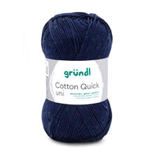 Cotton Quick uni, 100% Baumwolle, Oeko-Tex-Standard, 50g, 125m, Farbe 145, Dunkelblau