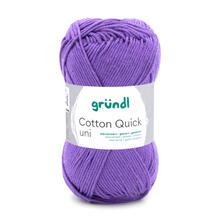Cotton Quick uni, 100% Baumwolle, Oeko-Tex-Standard, 50g, 125m, Farbe 68, Lila