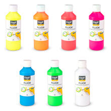 Creall Fluor-Farbe 250ml - Verschiedene Farbtöne