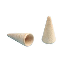 Holzspitze fr die Schultte, ca. 6,9 x 3,8 cm