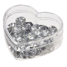 NEU Streu-Deko Diamantoptik, Gre 12 mm, Box mit 65 Stck