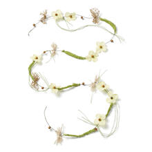 Hobbyfun Deko Bl�tengirlande 1,5 m, Natur