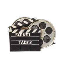 Hobbyfun Mini Filmklappe, ca. 7cm, 1 Stck