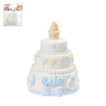 Hobbyfun Mini Baby-Boy Torte, blau, ca.4,5cm