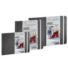 NEU Toned Watercolour Book Grey, 200g/m², 60 Seiten - Verschiedene Formate