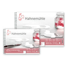 NEU Aquarellblock Harmony, 300g/m², matt, Spiralbindung, 12 Blatt - Verschiedene Formate