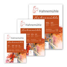 Aquarellblock Hahnemühle matt, 300 g/m², 10 Blatt - Verschiedene Größen