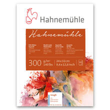 NEU Aquarellblock Hahnemhle rau, 300g/m, 24 x 32cm, 10 Blatt