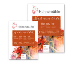 NEU Aquarellblock Hahnemühle rau, 300g/m², 10 Blatt - Verschiedene Formate