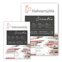 Skizzenpapier Creativ 100 g/m2, 100 Blatt - Verschiedene Größen