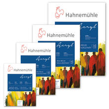Acrylmalblock, 450g/m², 24 x 32 cm, 10 Blatt - Verschiedene Formate