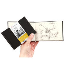 SALE Skizzenbuch D&S, schwarz, 140g/m�, 9 x 12,5 cm, 60 Seiten