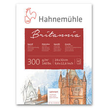NEU Aquarellblock Britannia, satiniert, 300g/m, 24 x 32 cm, 12 Blatt