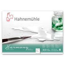 SALE Aquarellblock Harmony, satiniert, 300g/m�, DIN A3, 4-seitig geleimt, 12 Blatt