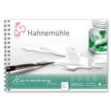 NEU Aquarellblock Harmony, satiniert, 300g/m, DIN A4, Spiralbindung, 12 Blatt