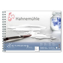 NEU Aquarellblock Harmony, rau, 300g/m, DIN A4, Spiralbindung, 12 Blatt