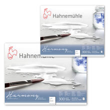 NEU Aquarellblock Harmony, rau, 300g/m², 12 Blatt - Verschiedene Formate