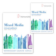NEU Universalblock Mixed Media, 310g/m², 25 Blatt - Verschiedene Formate