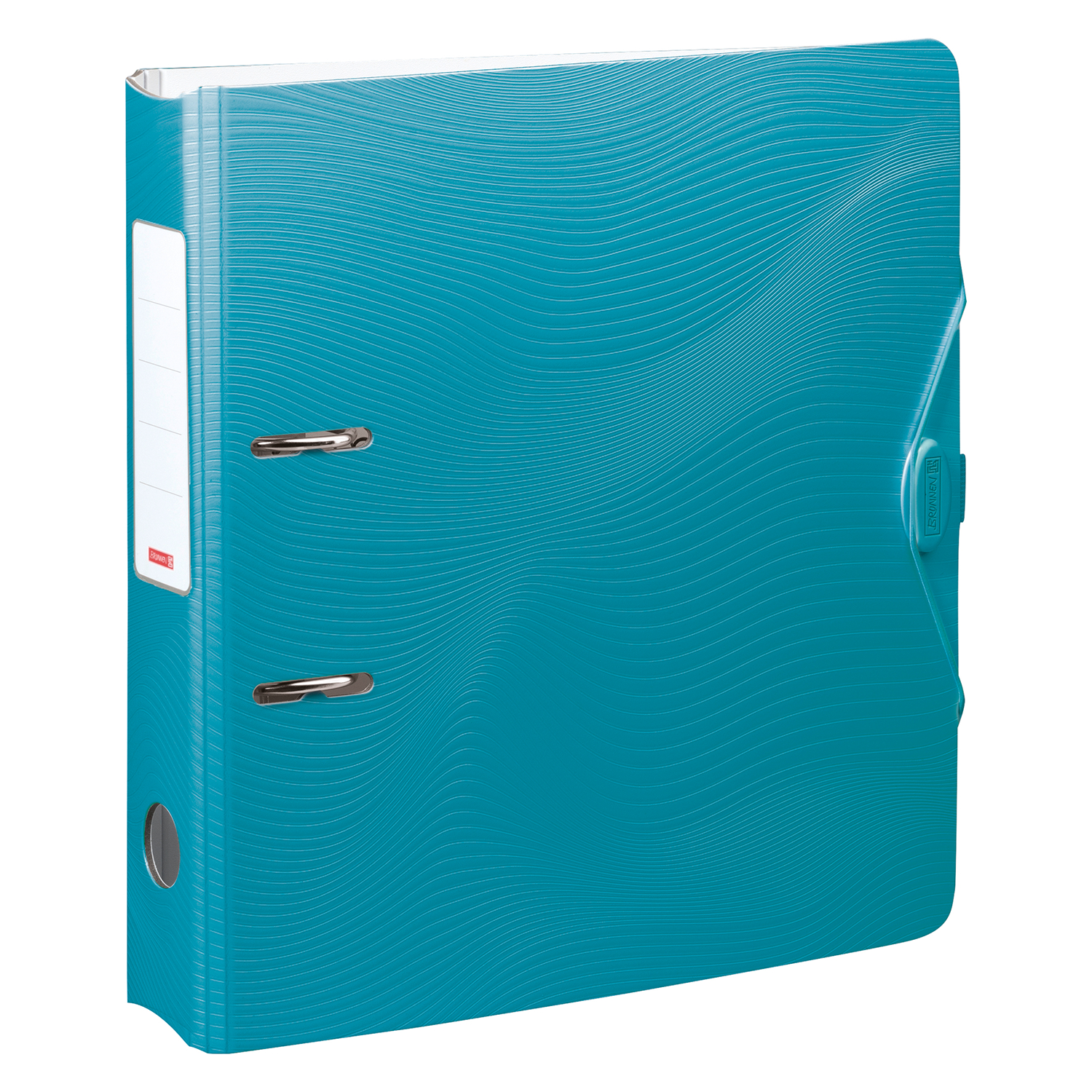 NEU Ordner Wave aus Kunststoff, 7 cm R�cken, t�rkis