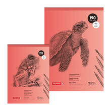 NEU Zeichenkarton-Block, 190g/m², 10 Blatt kopfverleimt - Verschiedene Formate