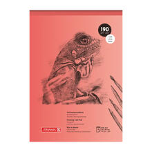 NEU Zeichenkarton-Block DIN A4, 190g/m, 10 Blatt kopfverleimt
