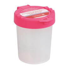 Wasserbecher mit Deckel, H�he 9 cm, Tulip