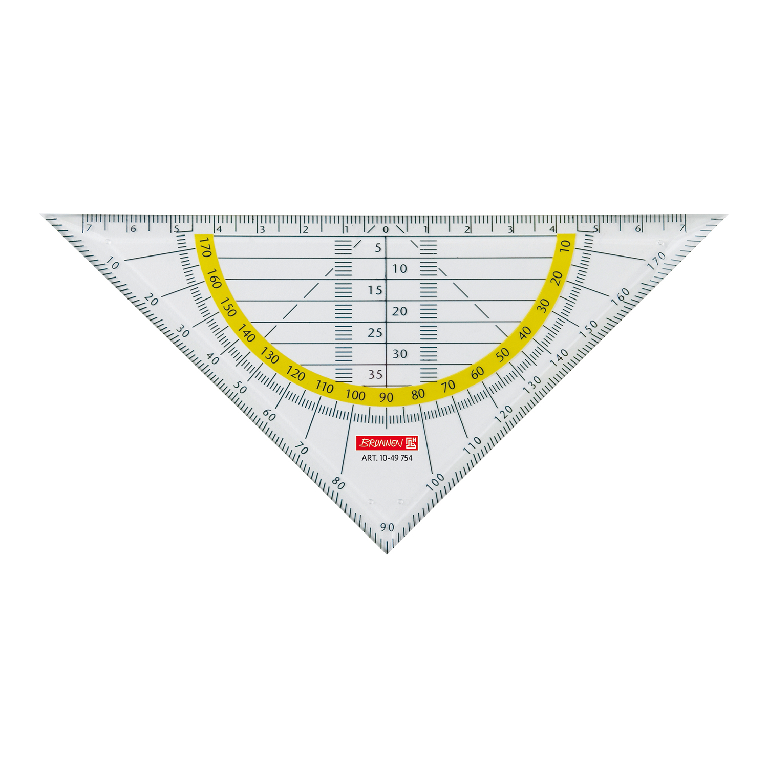 NEU Geo-Dreieck 16cm klar