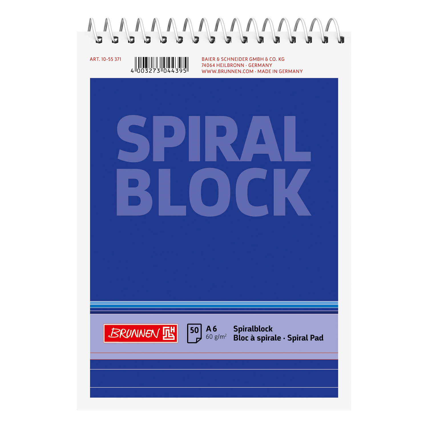 NEU Spiral-Block DIN A6 liniert
