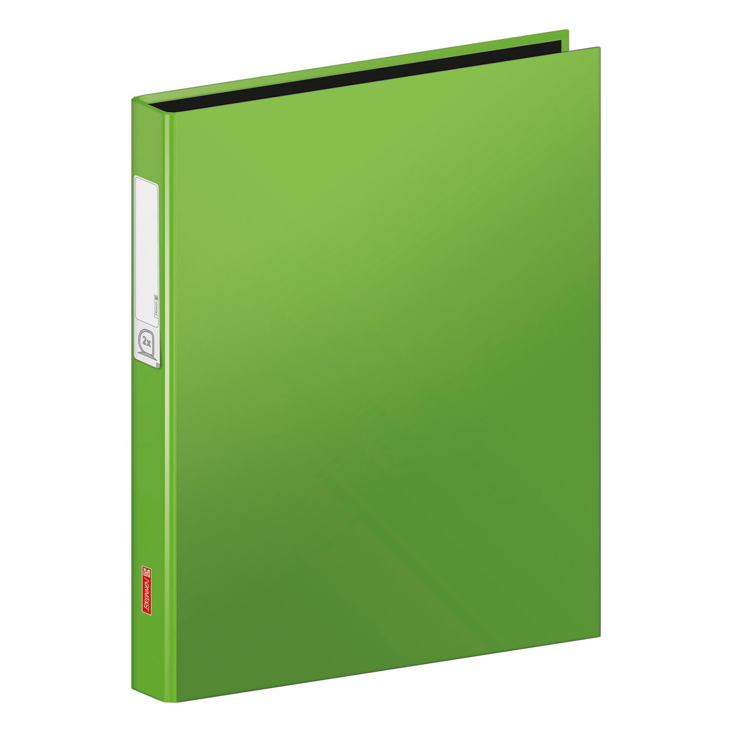 NEU Ringbuch mit 2 Ringen, DIN A4, 20mm F�llh�he, kiwi