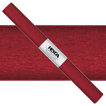 NEU Krepp-Papier farbfest, 50 x 250 cm, 32 g/qm, 1 Rolle, Weinrot