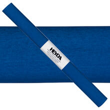 NEU Krepp-Papier farbfest, 50 x 250 cm, 32 g/qm, 1 Rolle, Knigsblau