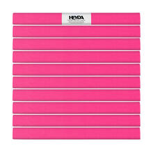NEU Krepp-Papier farbfest, 50 x 250 cm, 32 g/qm, 10 Rollen, Pink