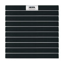 NEU Krepp-Papier farbfest, 50 x 250 cm, 32 g/qm, 10 Rollen, Schwarz