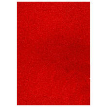 NEU Glitter-Karton, 200 g/qm, einseitig mit Glitzer, DIN A4, Rot