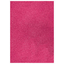 NEU Glitter-Karton, 200 g/qm, einseitig mit Glitzer, DIN A4, Fuchsia